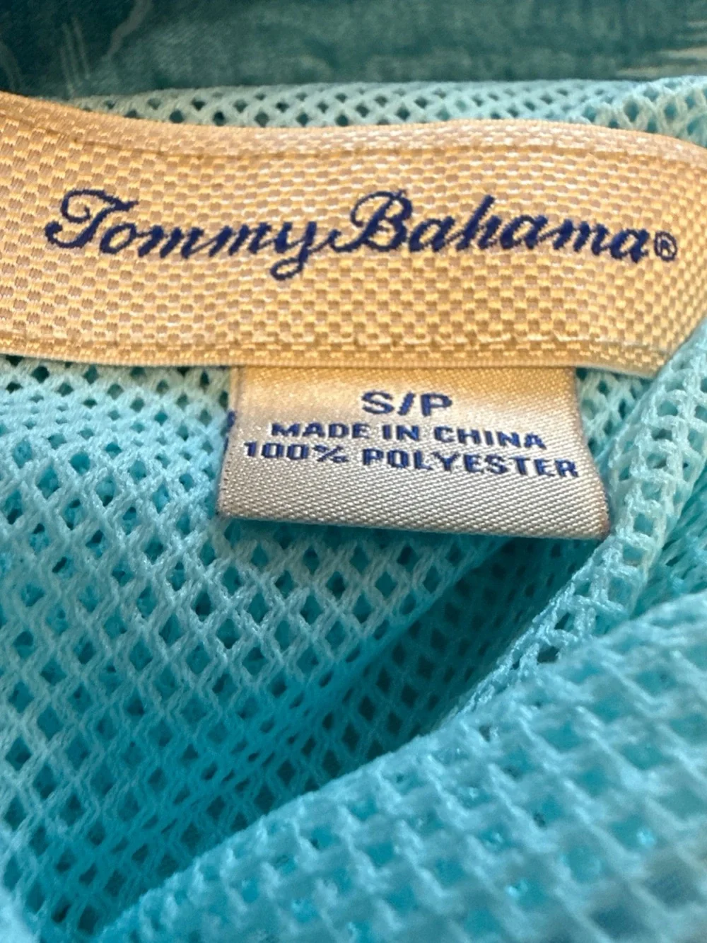 Share Tommy Bahama Swim Trunks Mens Small Blue Floral Board Shorts Mesh Lined